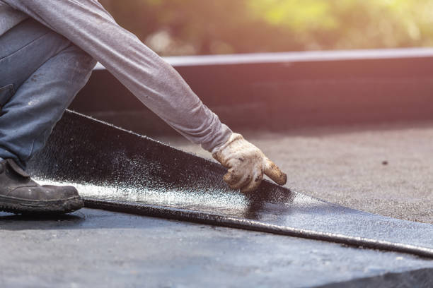 Professional Waterproofing technician working in Oaklyn, NJ
